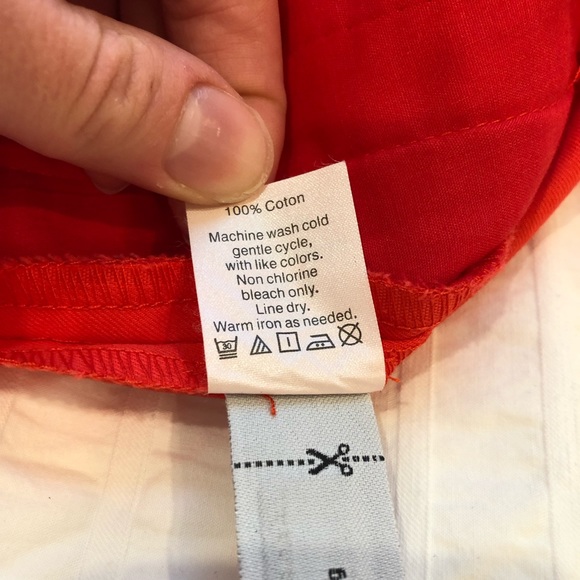 J. Crew Cotton Mini Skirt - Red/Orange - Picture 8 of 8